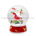 Globos de neve OEM decorativos de resina artesanal Snowball Snowdome